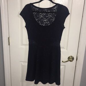 Sparkly Navy Blue dress American Eagle